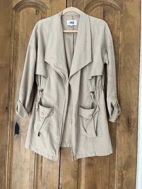 Anthropologie Jack by BB Dakota Rani Utility Jacket, Short Trench